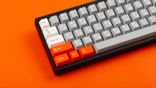 Load image into Gallery viewer, GMK CYL Mars Cadet on a black keyboard close up on left side