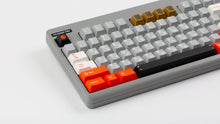 Load image into Gallery viewer, GMK CYL Mars Cadet on a regolith CLASSIC-TKL close up on left side