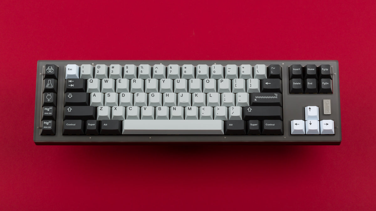  GMK CYL Mercury on grey keyboard 