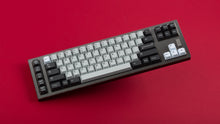 Load image into Gallery viewer, GMK CYL Mercury on grey keyboard angled
