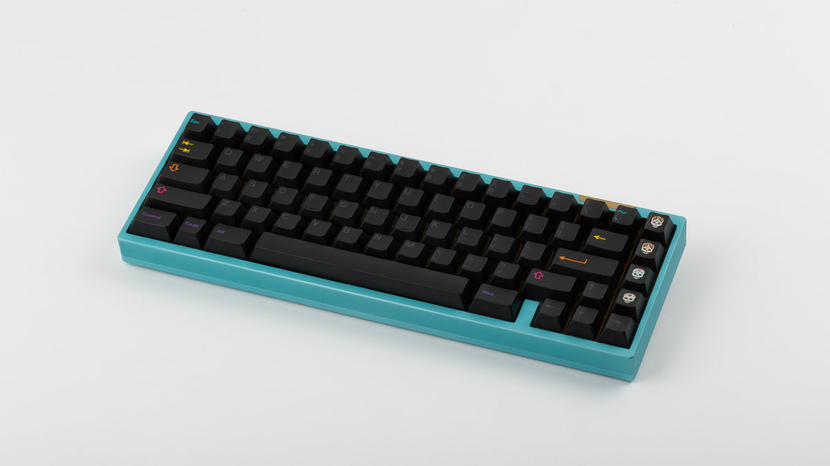  GMK CYL Mictlan on a blue keyboard 