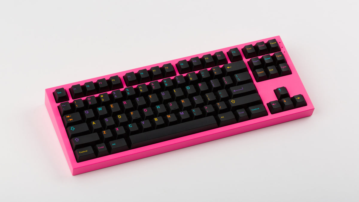  GMK CYL Mictlan on a pink keyboard 