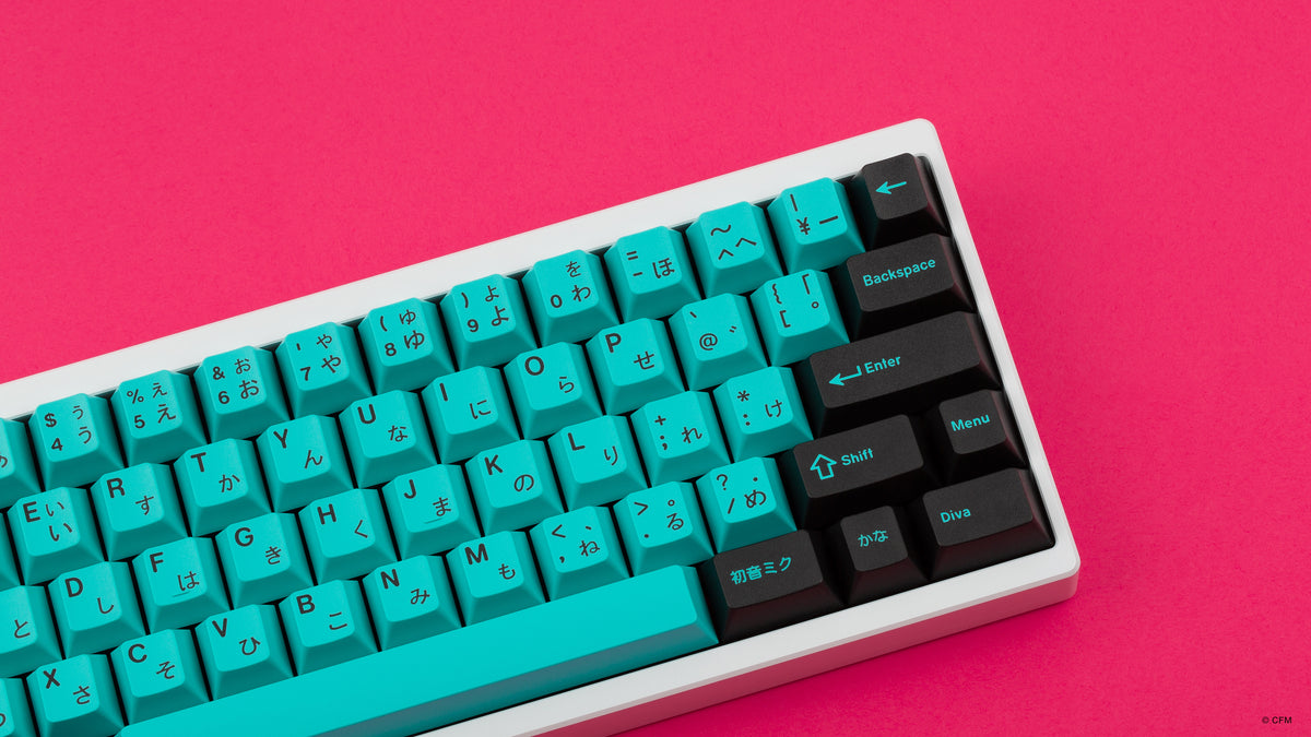  GMK CYL Hatsune Miku on a white No. 1 / 60 close up on right side 