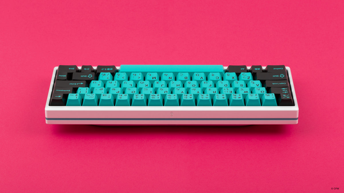  GMK CYL Hatsune Miku on a white No. 1 / 60 back view 