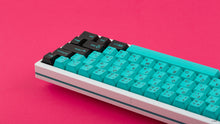 Load image into Gallery viewer, GMK CYL Hatsune Miku on a white No. 1 / 60 back view close up on right side