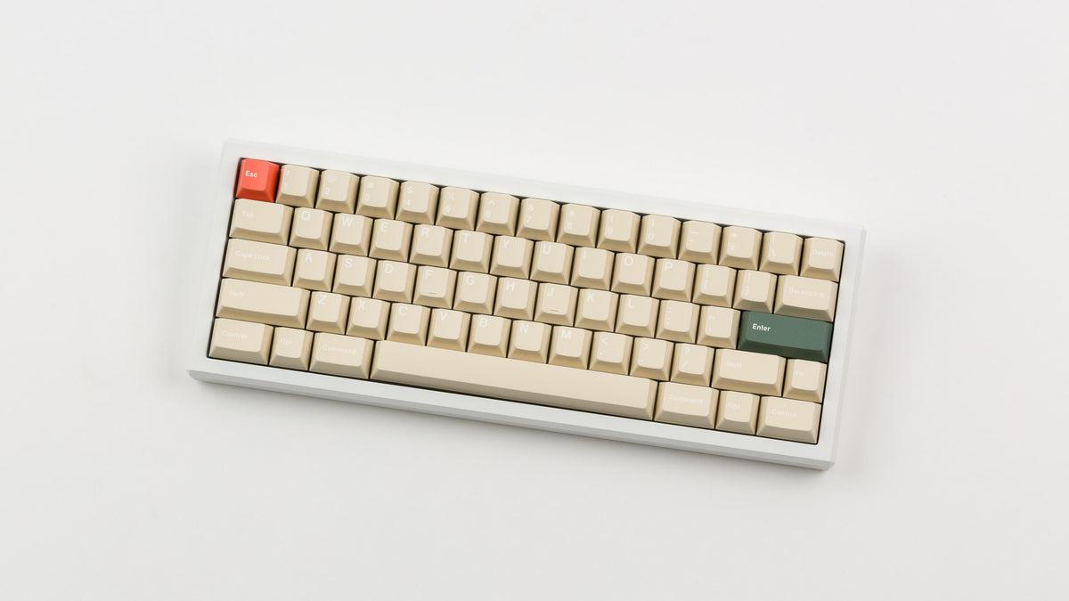  CYL Modern Materials stone on a white keyboard 