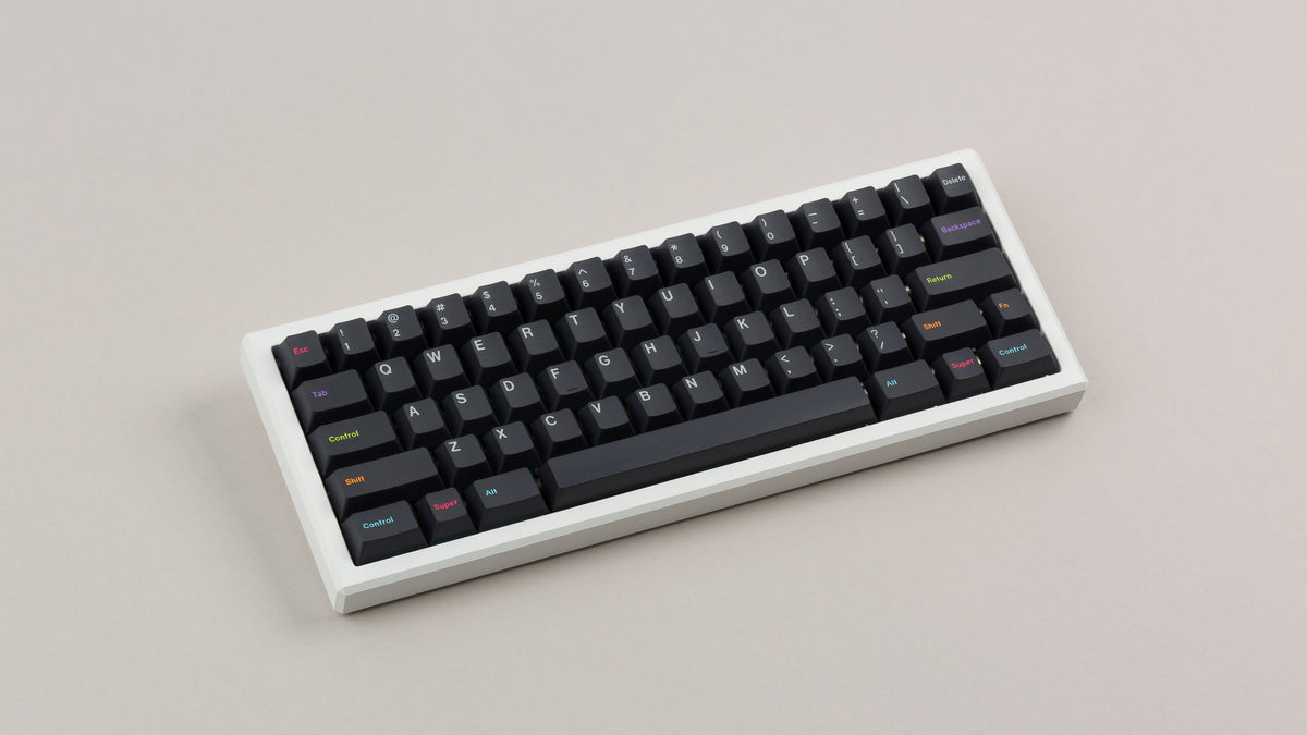  Monokai Material V2 on a white keyboard 