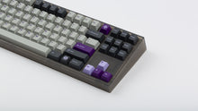 Load image into Gallery viewer, GMK CYK NTD on smoke NK87 keyboard zoome din on right closer
