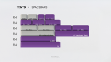 Load image into Gallery viewer, render of GMK CYK NTD spacebars kit
