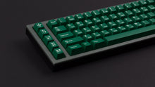Load image into Gallery viewer, GMK CYL Nuclear Data on dark grey keyboard zoomed in on left
