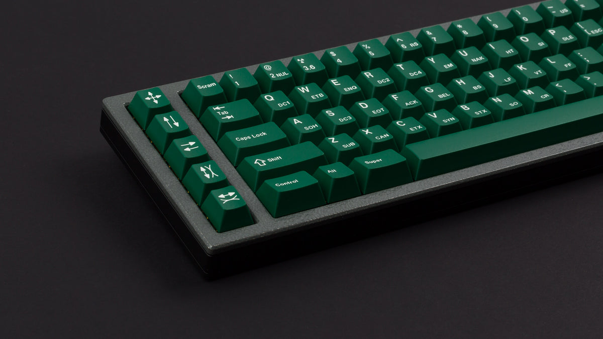  GMK CYL Nuclear Data on dark grey keyboard zoomed in on left 