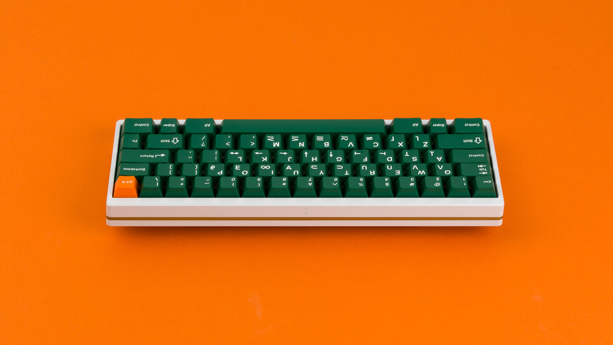  GMK CYL Nuclear Data on white keyboard back view 