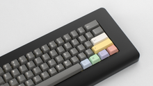 Load image into Gallery viewer, Render of GMK CYL Power 2048 keycaps on the Piggy, close-up