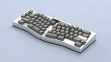 Load image into Gallery viewer, Render of GMK CYL Power 2048 keycaps on the Wampus, wide shot