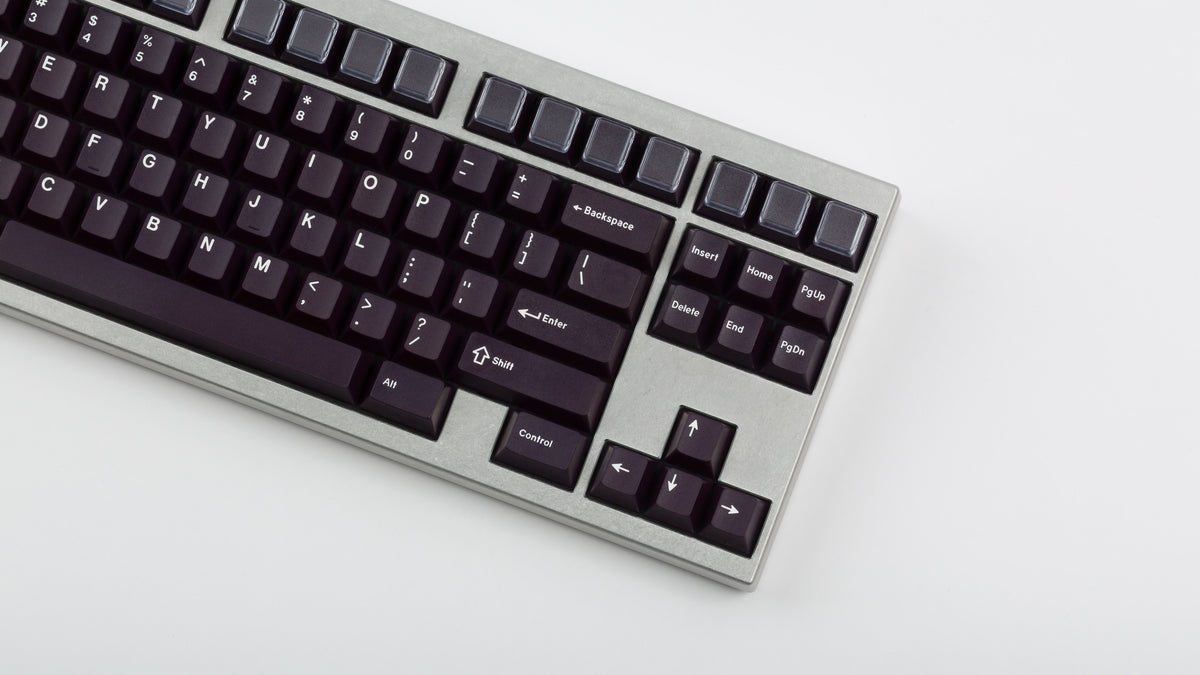  GMK CYL Regal on silver keyboard zoomed in on right 