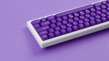 Load image into Gallery viewer, GMK CYL Royal Cadet on white keyboard back view right side