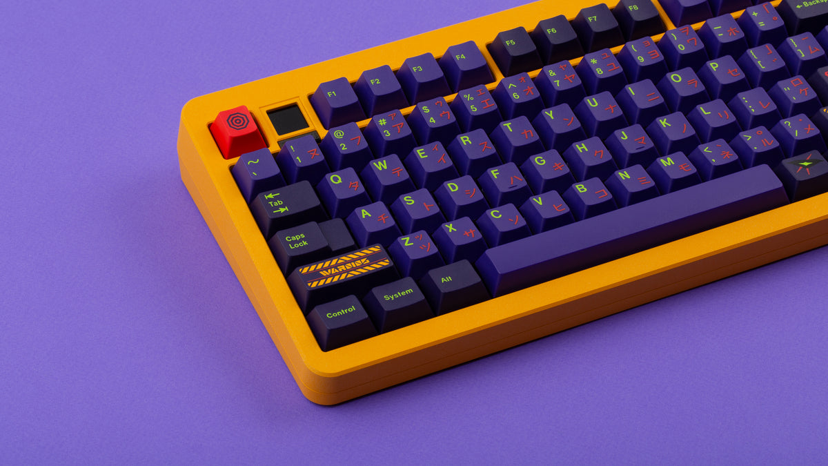  GMK CYL Shinseiki on a orange Matrix MRTAXI keyboard 