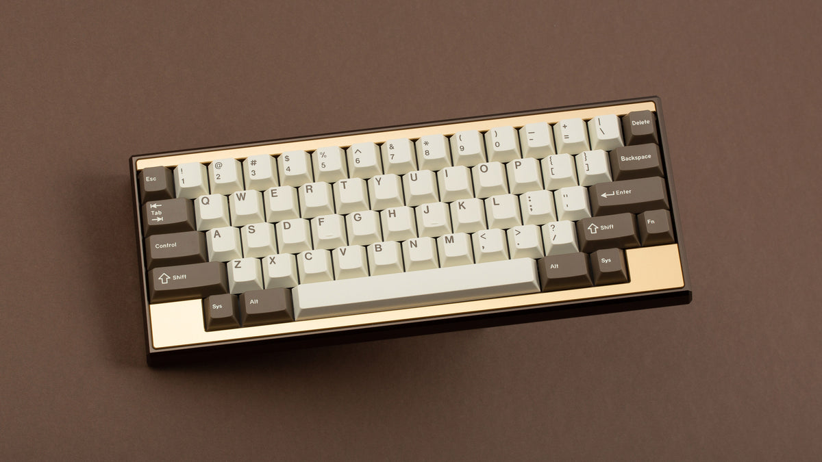  GMK CYL Sloth on a Dark Gold and Gold Keycult ZERO 