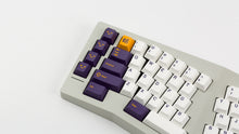 Load image into Gallery viewer, GMK CYL Tako on a beige Type K keyboard zoomed in on left