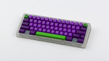 Load image into Gallery viewer, GMK CYL Terror on a translucent keyboard angled