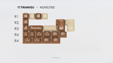 Load image into Gallery viewer, render of GMK CYL Tiramisu novelties kit