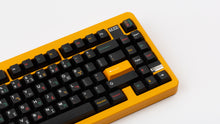 Load image into Gallery viewer, GMK CYL Tribal on a yellow Matrix MRTAXI close up on right side