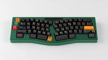 Load image into Gallery viewer, render of GMK CYL Tribal on a green keyboard