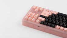 Load image into Gallery viewer, GMK CYL Truffelschwein on an NK87 Blossom keyboard zoomed in right