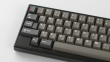 Load image into Gallery viewer, render of GMK CYL Dolch R5X on a black Keycult Zero HHKB angled close up of left side