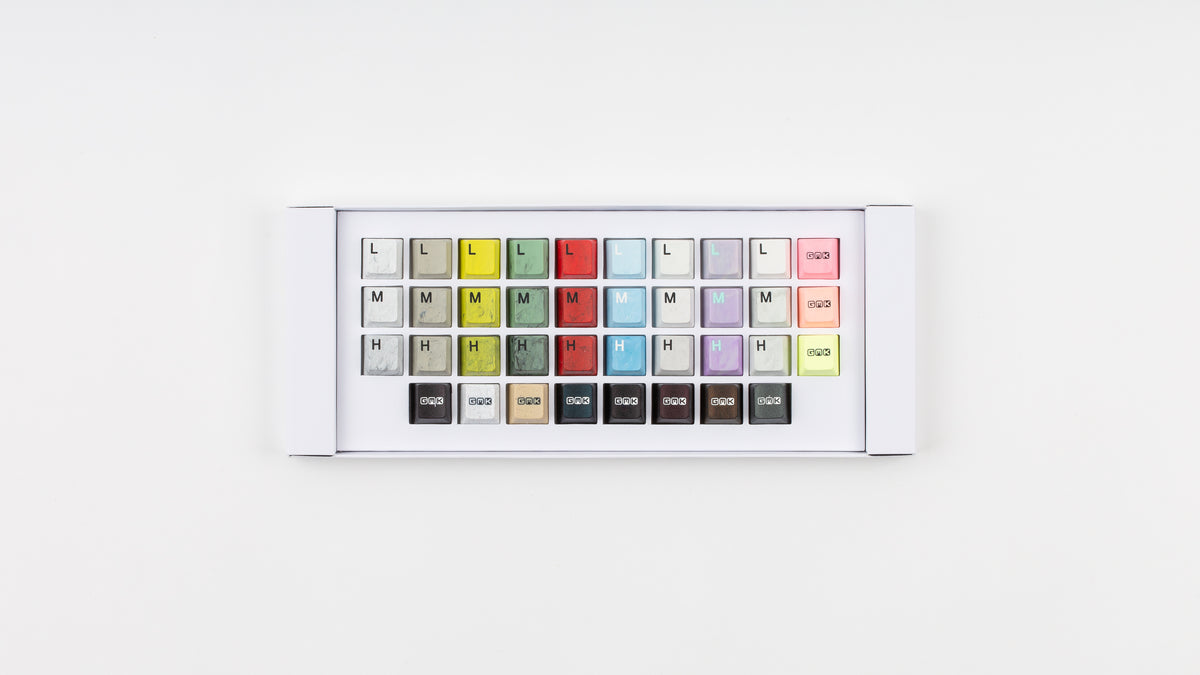 GMK Color Samples – NovelKeys LLC