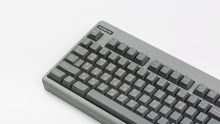 Load image into Gallery viewer, GMK CYL Hooty on a CLASSIC-TKL Regolith keyboard close up on left side angled