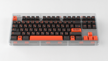 Load image into Gallery viewer, render of GMK CYL Kaiju R3 Kaiju Dark on a clear CLASSIC-TKL