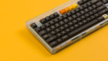 Load image into Gallery viewer, MTNU 800 on a Classic TKL keyboard angled closeup of left side