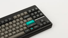 Load image into Gallery viewer, MTNU Dolch on a Classic TKL Keyboard close up on right side