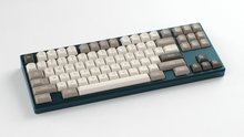 Load image into Gallery viewer, render of GMK Foundation on a blue frog keyboard with MTNU caps