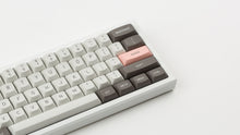 Load image into Gallery viewer, GMK MTNU R&amp;D 1973 on a white keyboard close up on right side