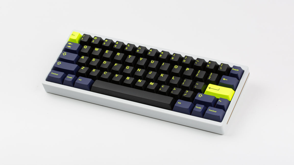  GMK CYL Nightrunner on a white Keycult angled 