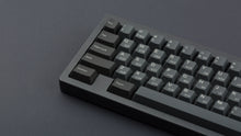 Load image into Gallery viewer, GMK Oblivion V3.1 on a black keyboard zoomed in left