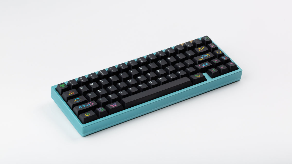  GMK CYL Polybius on a blue keyboard 