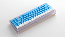 Load image into Gallery viewer, render of Unobtanium Blue on a Keycult No. 2/60 keyboard back view