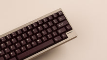 Load image into Gallery viewer, taupe lily angled right side featuring brown keycaps