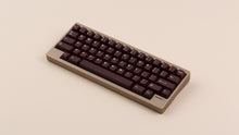 Load image into Gallery viewer, taupe lily angled featuring brown keycaps