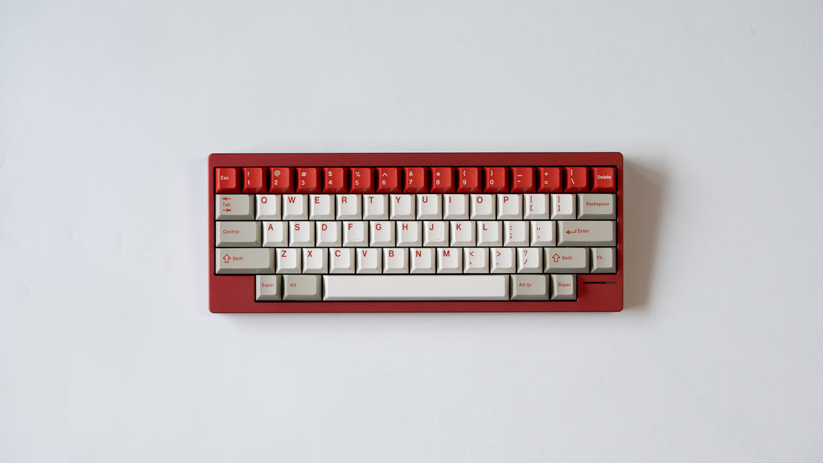  red lily featuring some keycaps 