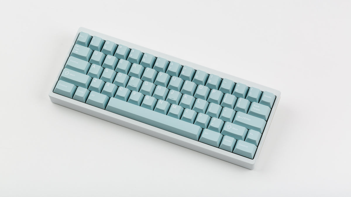  Key kobo Glacier on a white keyboard angled 