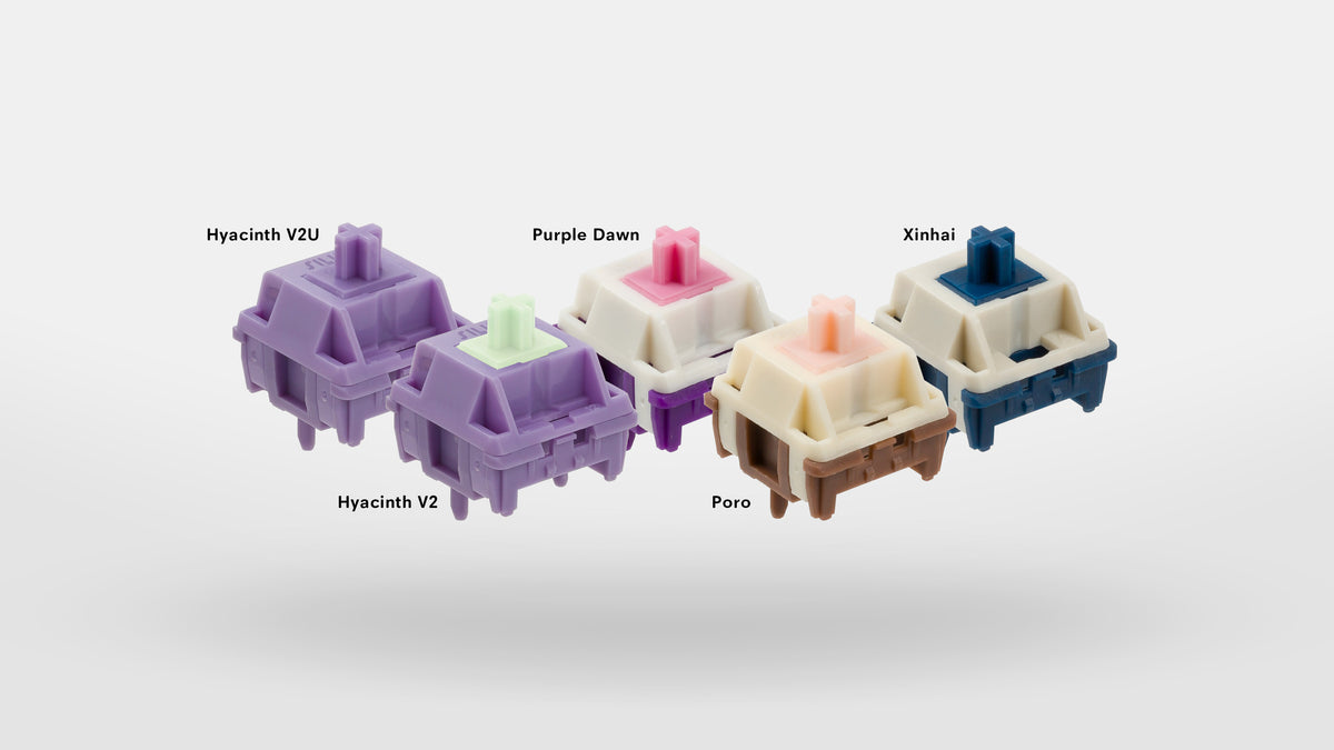 HMX Switch Sample Pack NovelKeys LLC