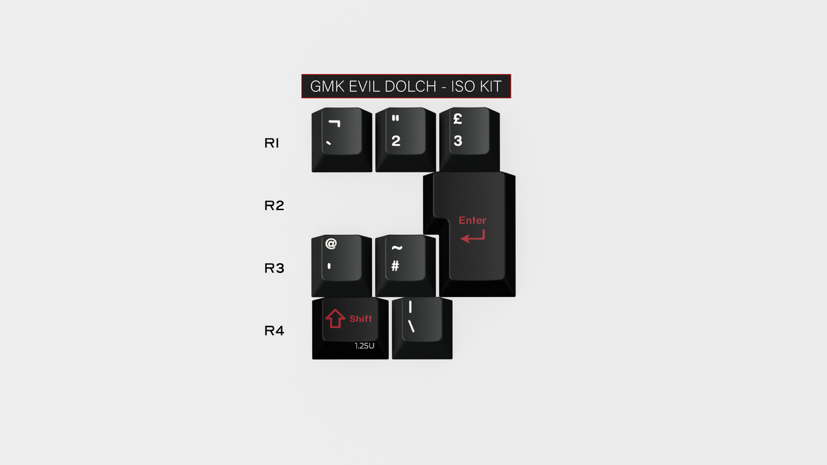  render of GMK CYL Evil Dolch ISO Kit 