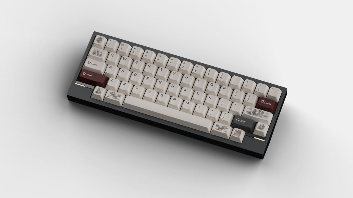  render of KAP TOT top down on grey keyboard angled 