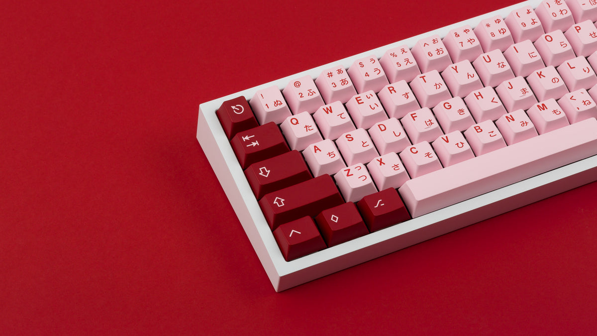  Key Kobo Darling on a white keyboard zoomed in left 