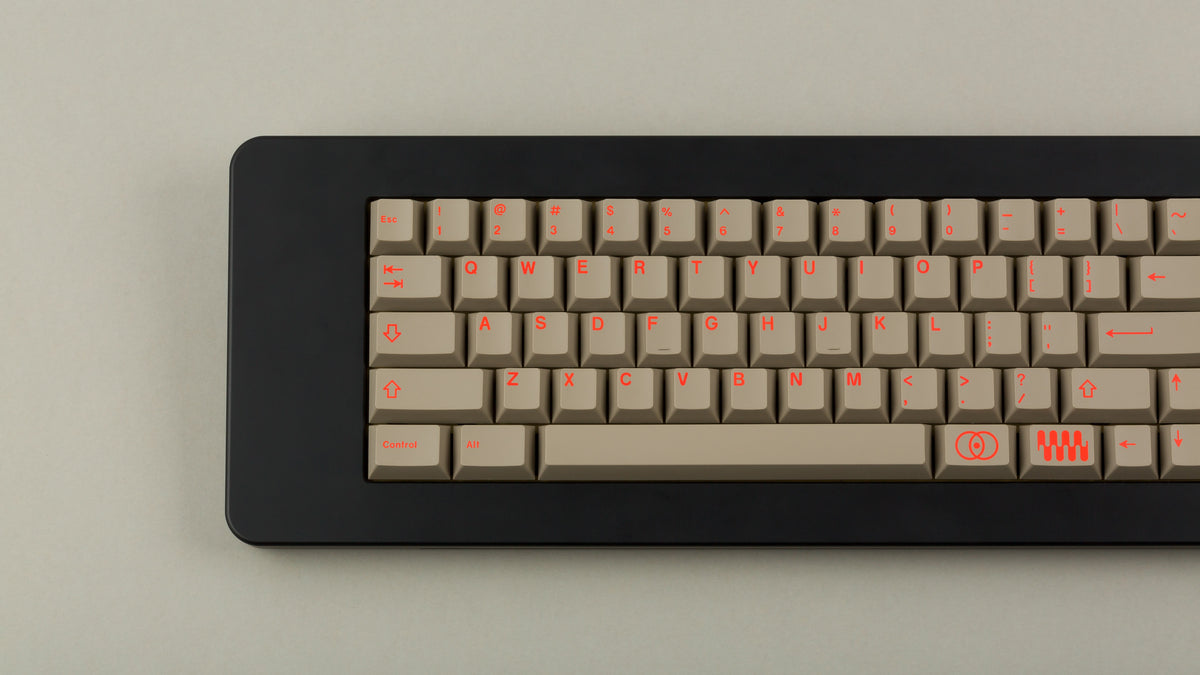  Key Kobo Signet on a black keyboard zoomed in on left 