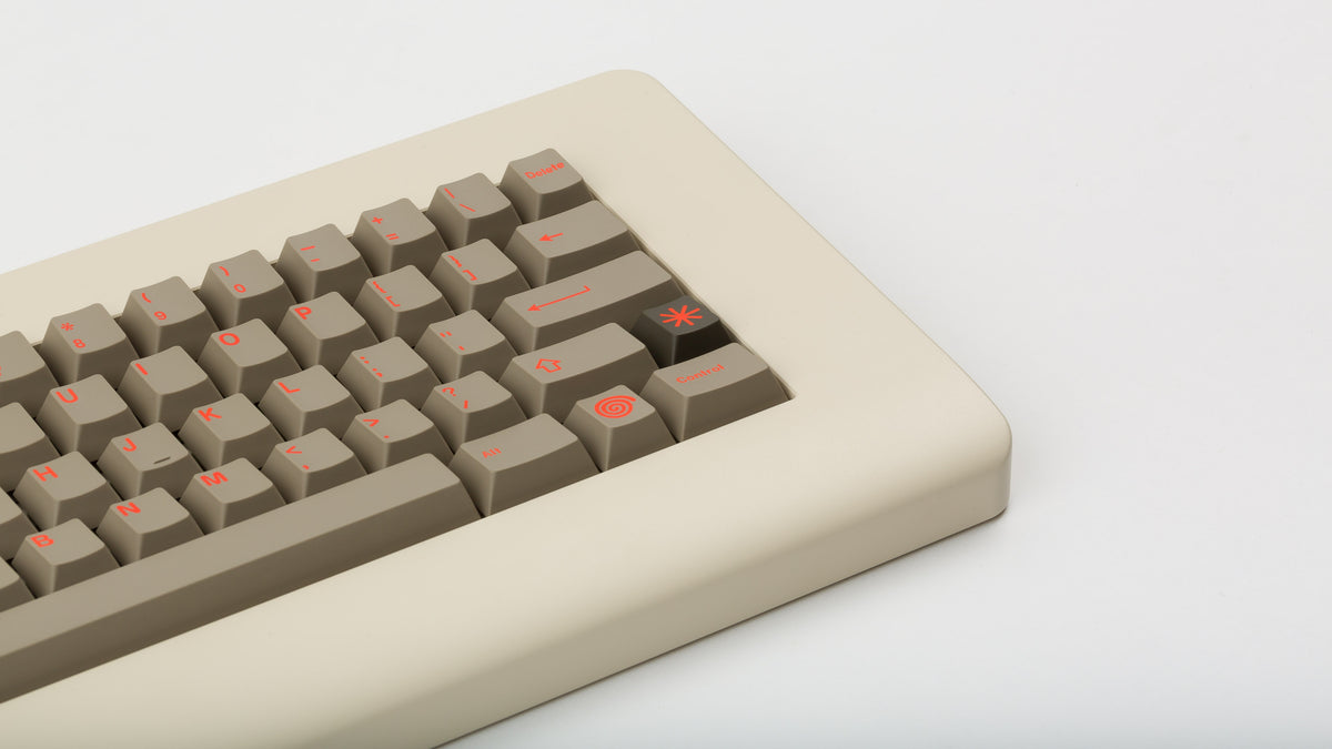  Key Kobo Signet on a beige keyboard zoomed in on right 
